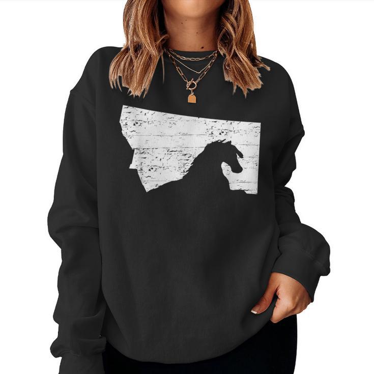 Vintage Montana Horse Riders Women Sweatshirt