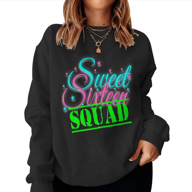 Vintage Sweet 16 Girl N Birthday 2005 Sixnth Squad Women Sweatshirt