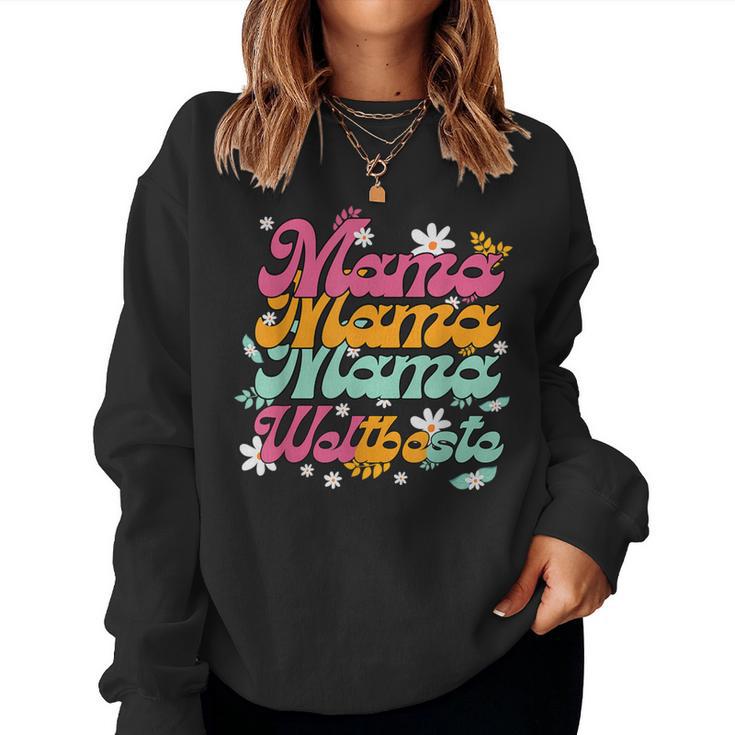 Weltbeste Mama 2024 Muttertag Blumen Sweatshirt Frauen