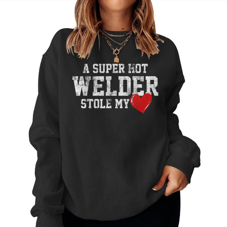 Wife Girlfriend Welder Welding Women Sweatshirt
