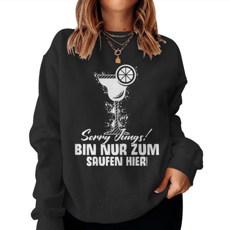 Women's Beer Drinking Beer Fun Drinking Malle Beer Drinker Sweatshirt Frauen