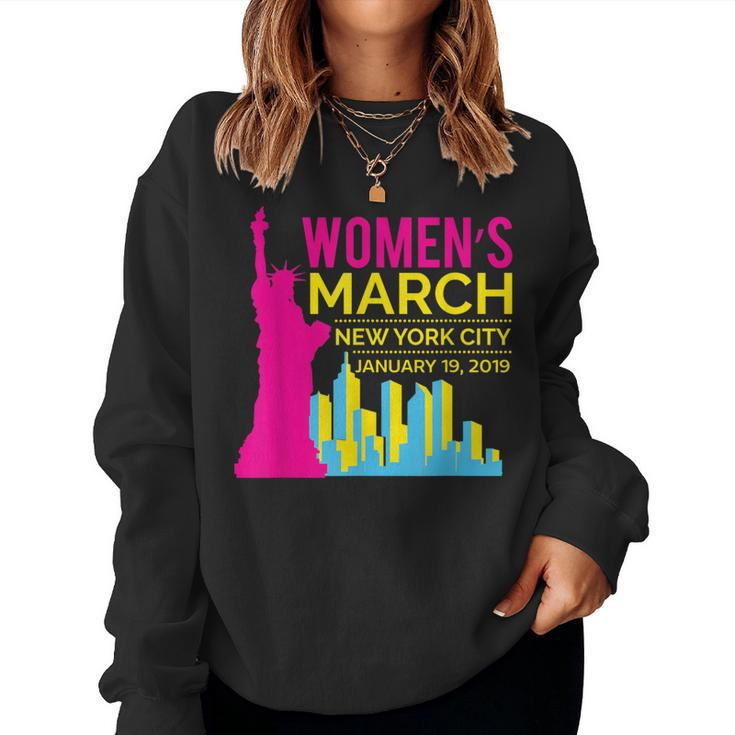 Women's March Nyc January 19 2019 Women Sweatshirt
