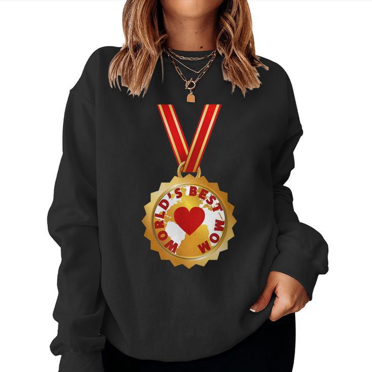 World's Best Mom Gold Medal Mother's Day Women Sweatshirt