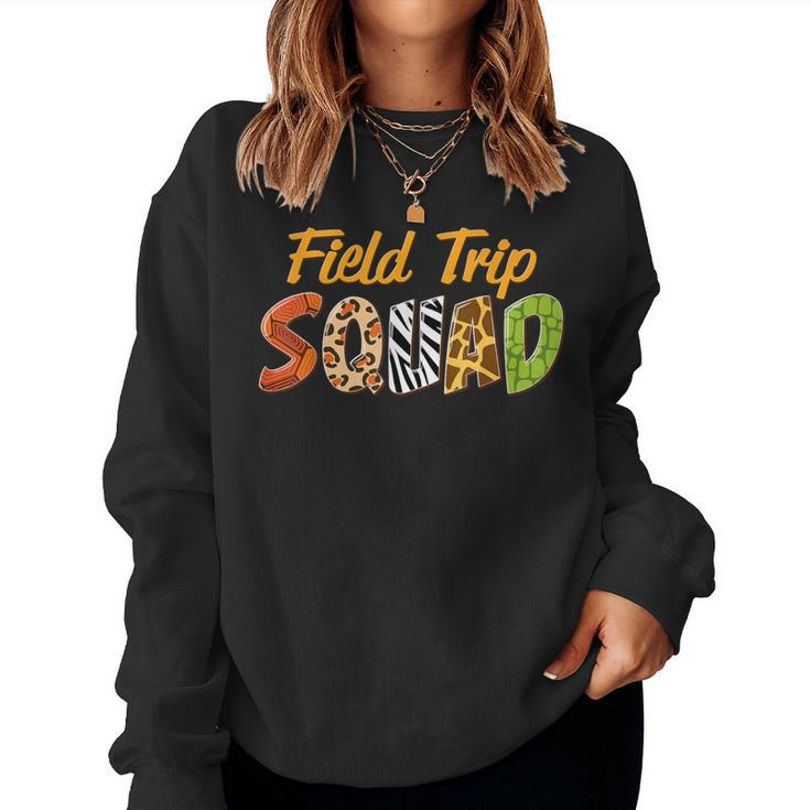 Zoo Field Trip Squad School Teacher Students Boys Girls Women Sweatshirt