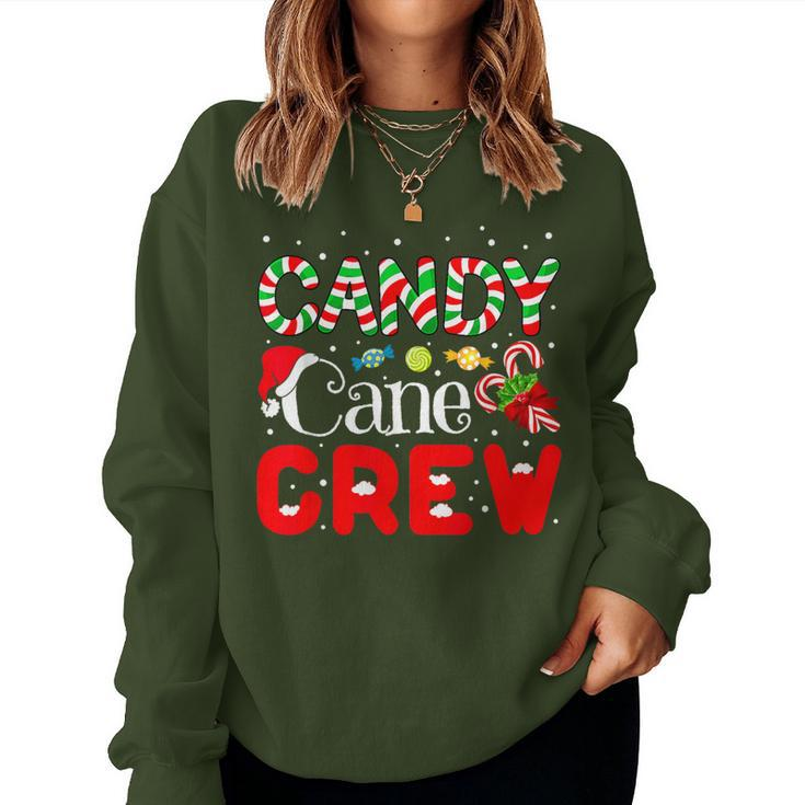 Candy Cane Crew Christmas Candy Cane Party Boys Girls Women Sweatshirt