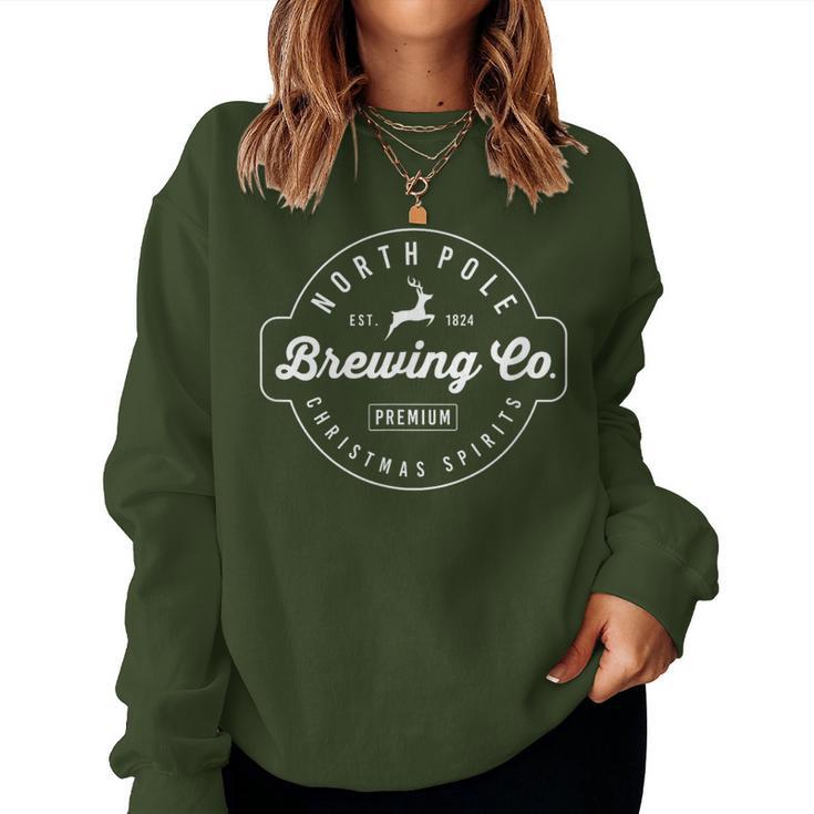 Christmas North Pole Brewing Beer Holiday Season Women Sweatshirt