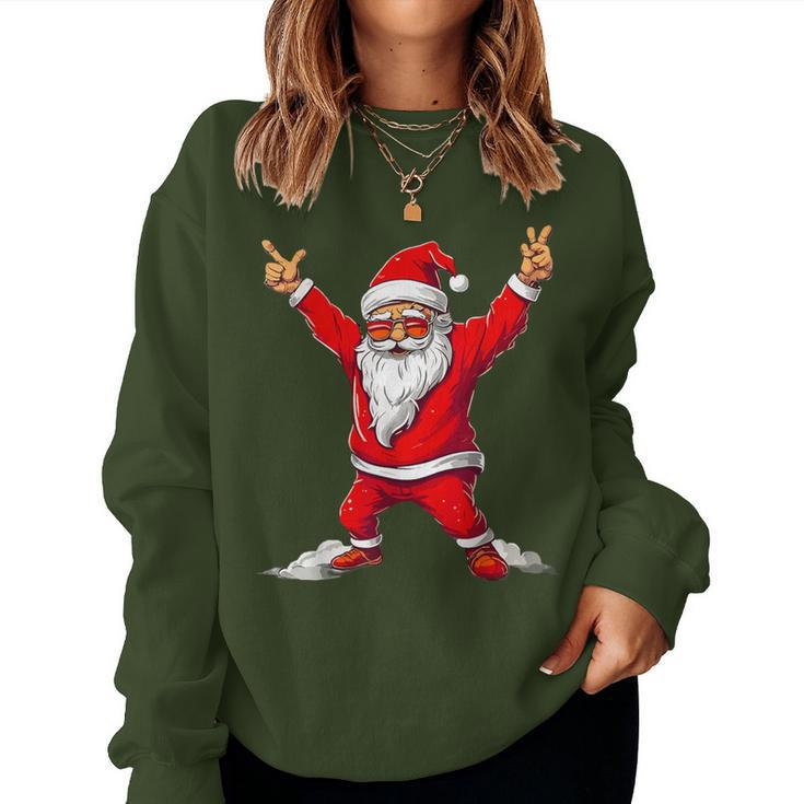 Happy Christmas Santa For Boys Girls Christmas Women Sweatshirt