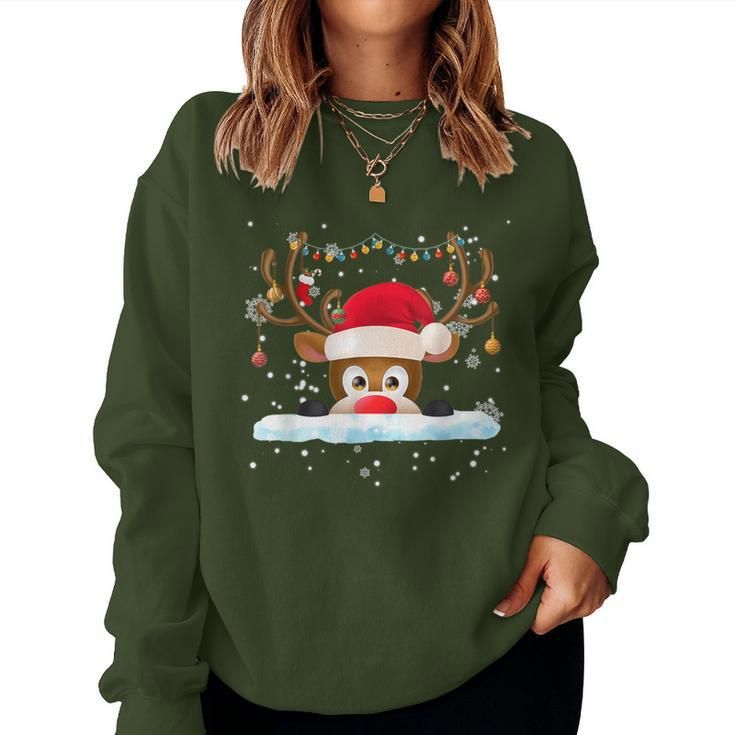 Rudolph The Red Nose Reindeer Christmas Pajama Girl Boy Women Sweatshirt