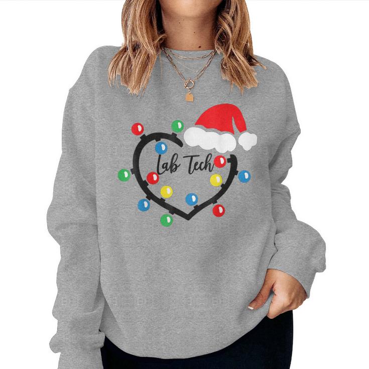 Christmas Lights Lab Tech Nurse Costume Christmas 2020 Women Sweatshirt