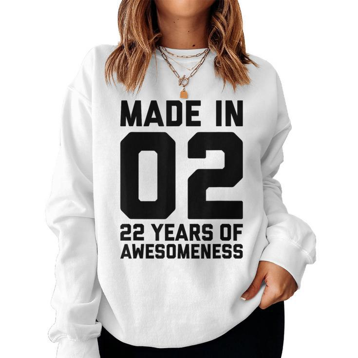 22Nd Birthday 22 Year Old Son Daughter Women Sweatshirt