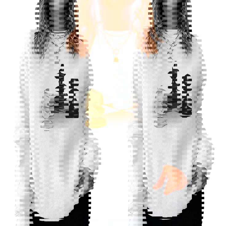 Amusant Pour Les Amateurs D'échecs Pour Garçons Et Filles Women Sweatshirt