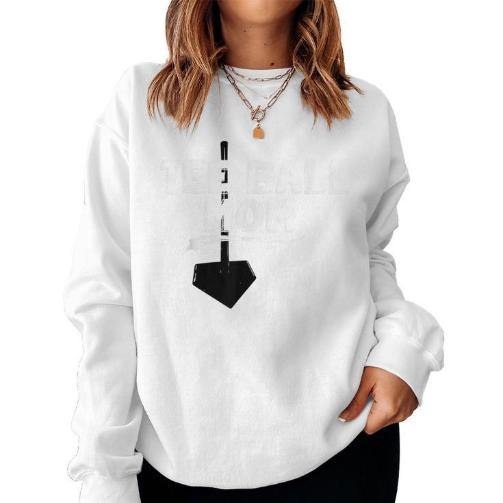 Ball Mom Baseball Coach Parents T Women Sweatshirt