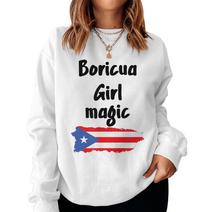 Boricua Girl Magic Women Sweatshirt