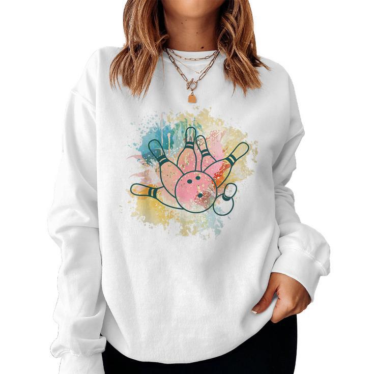 Bowler N Girl Bowling Ball Bowling Women Sweatshirt