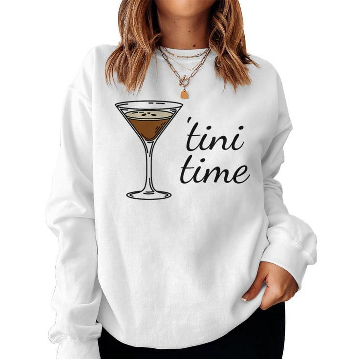 Espresso Martini Drinking Coffee Lovers Cocktail Bartender Women Sweatshirt