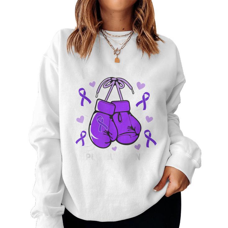 Fight Lupus Purple Awareness Ribbon Lupus Fighter Men Women Sweatshirt