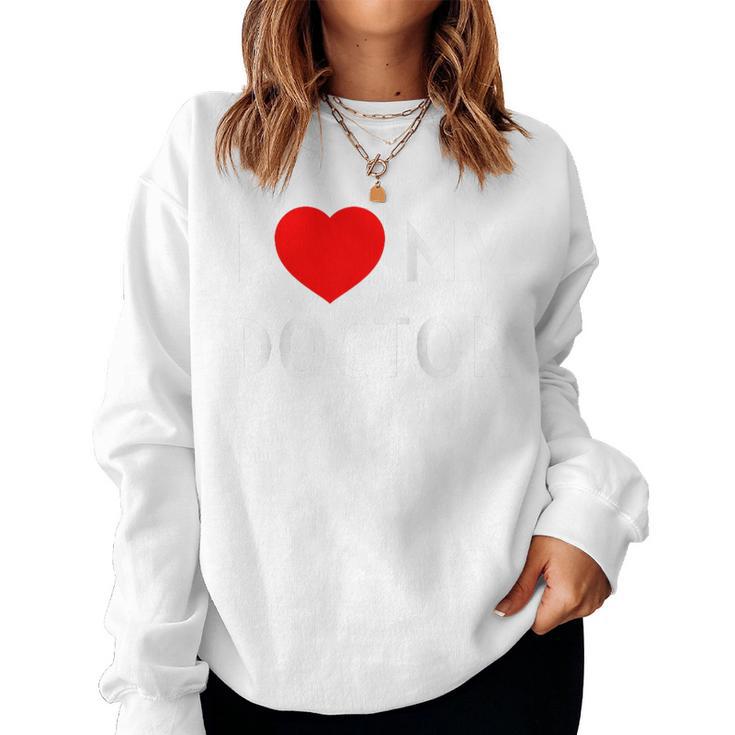 Ich Liebe Meinen Arzt Ich Liebe Meinen Arzt Frau Freundin Mama Papa Raglan Sweatshirt Frauen