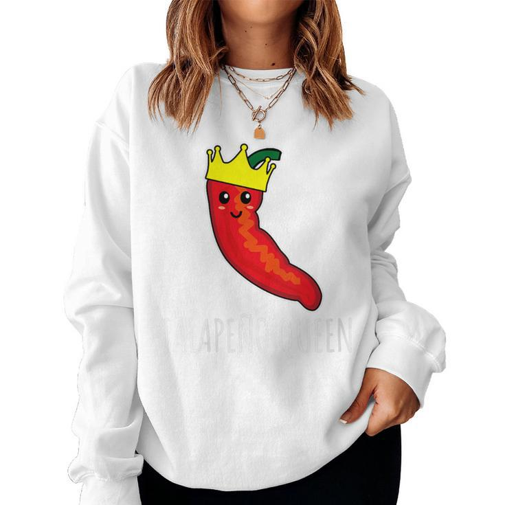 Jalapeno Queen Women Sweatshirt