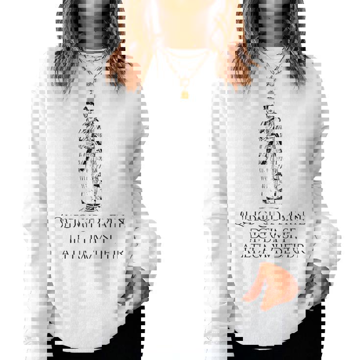 Locuciones Latinas Spqr Historia Roma Antigua Sudadera Mujer