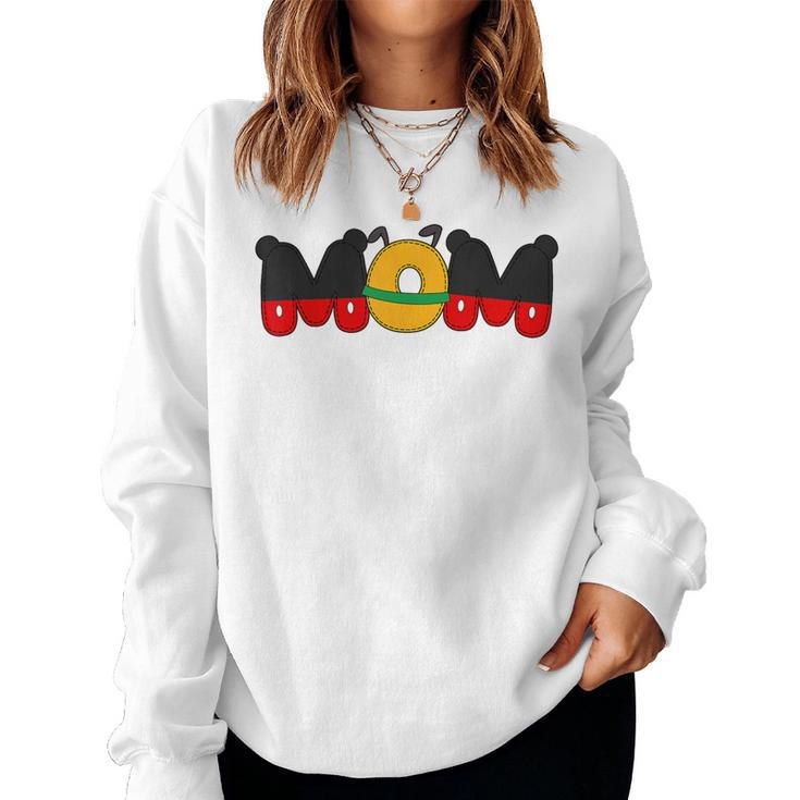 Mom And Dad Birthday Girl Mouse Family Matching Women Sweatshirt