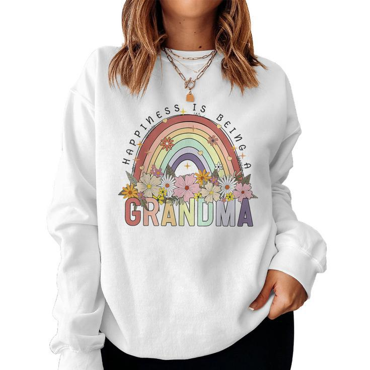 Grandma Wildflower Floral Grandma Est 2024 Women Sweatshirt