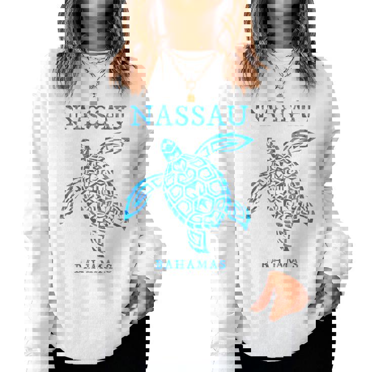 Nassau Bahamas Sea Turtle Boys Girls Toddler Souvenir Women Sweatshirt