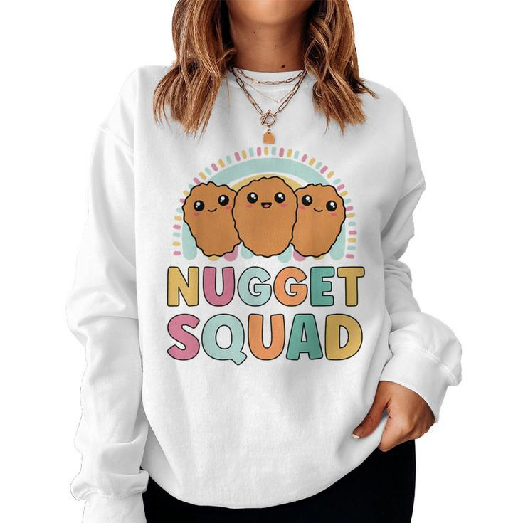 Nuggets Squad Matching For Girls Chicken Nuggets Women Sweatshirt