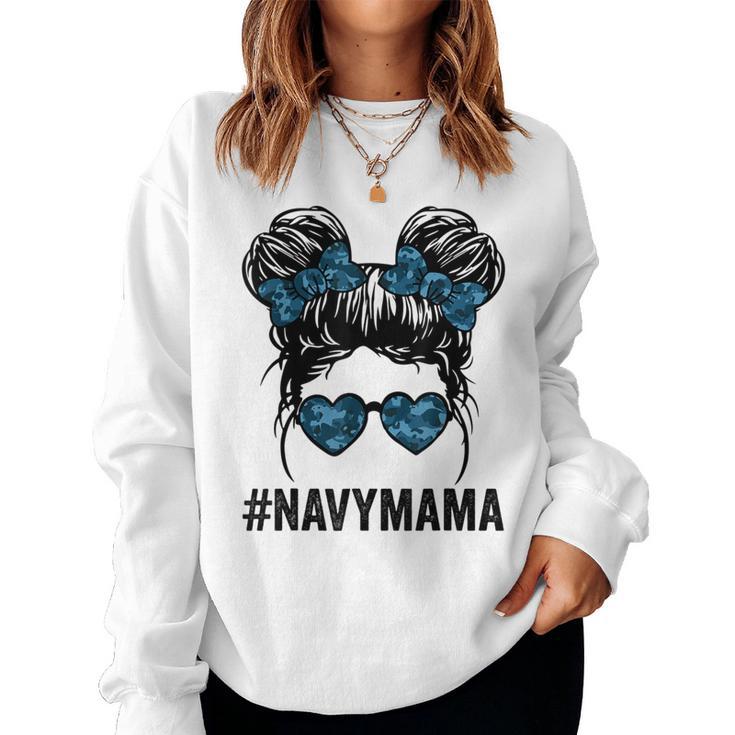 Proud Navy Mama  For Moms Navy Women Proud Mom Women Sweatshirt