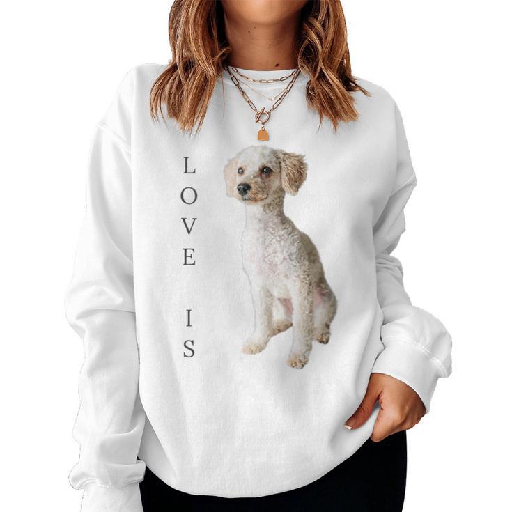 Pudel Für Damen Herren Kinder Hund Mutter Papa Liebesgeschenk Sweatshirt Frauen