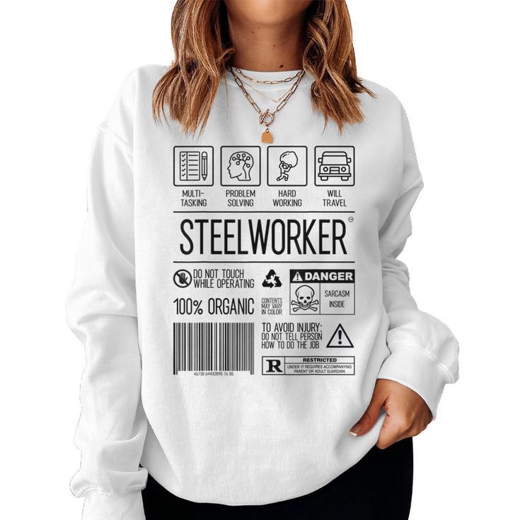 Slworker Job Description Tools Sarcastic Women Sweatshirt