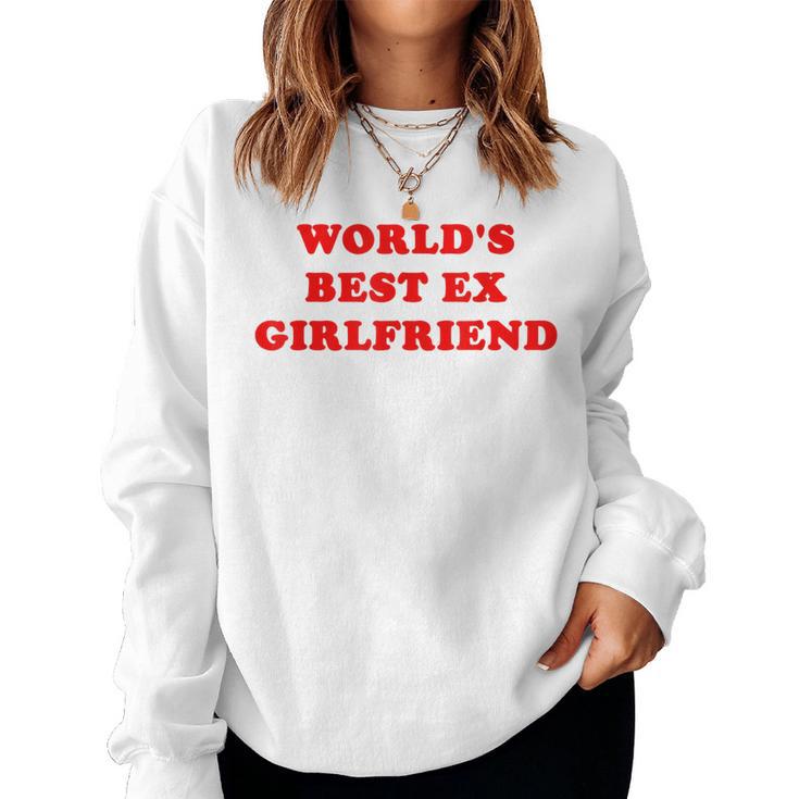 World's Best Ex Girlfriend Noël Amusant Women Sweatshirt