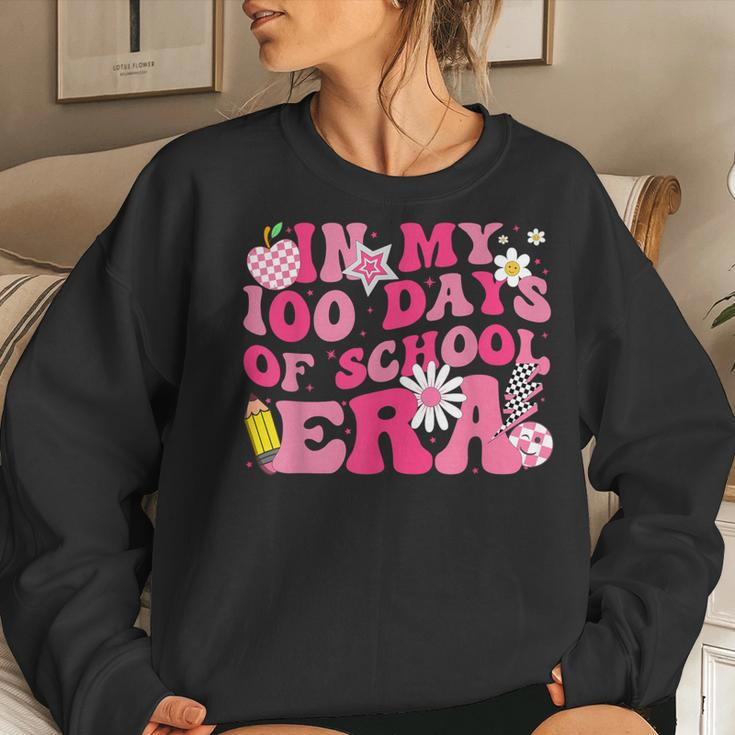 In My 100 Days Of School Era Teacher 100Th Day Of School Women Sweatshirt Gifts for Her