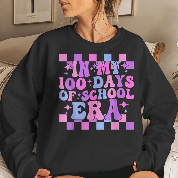 In My 100 Days Of School Era Teacher Students Women Sweatshirt Gifts for Her