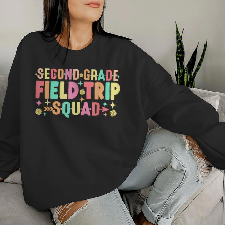 2Nd Second Grade Field Trip Squad Teacher Students Matching Women Sweatshirt Gifts for Her