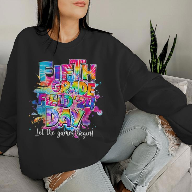 5Th Fifth Grade Field'24 Day Let The Games Begin Field Trip Women Sweatshirt Gifts for Her