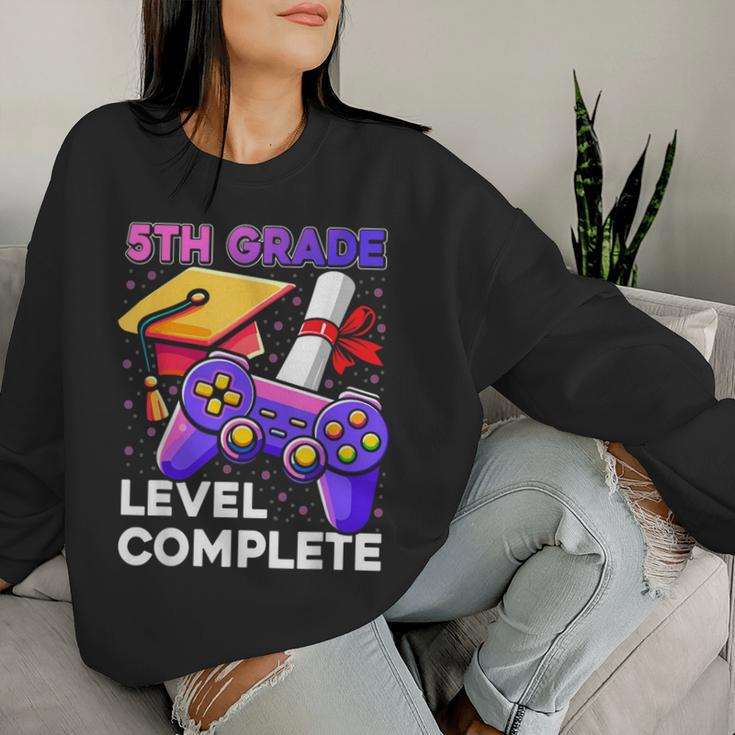 5Th Grade Level Complete Graduation 5Th Grade End Of School Women Sweatshirt Gifts for Her