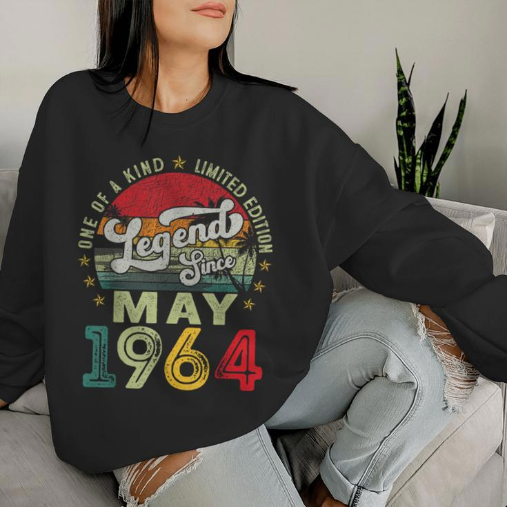 60 Years Old Vintage May 1964 60Th Birthday Women Women Sweatshirt Gifts for Her