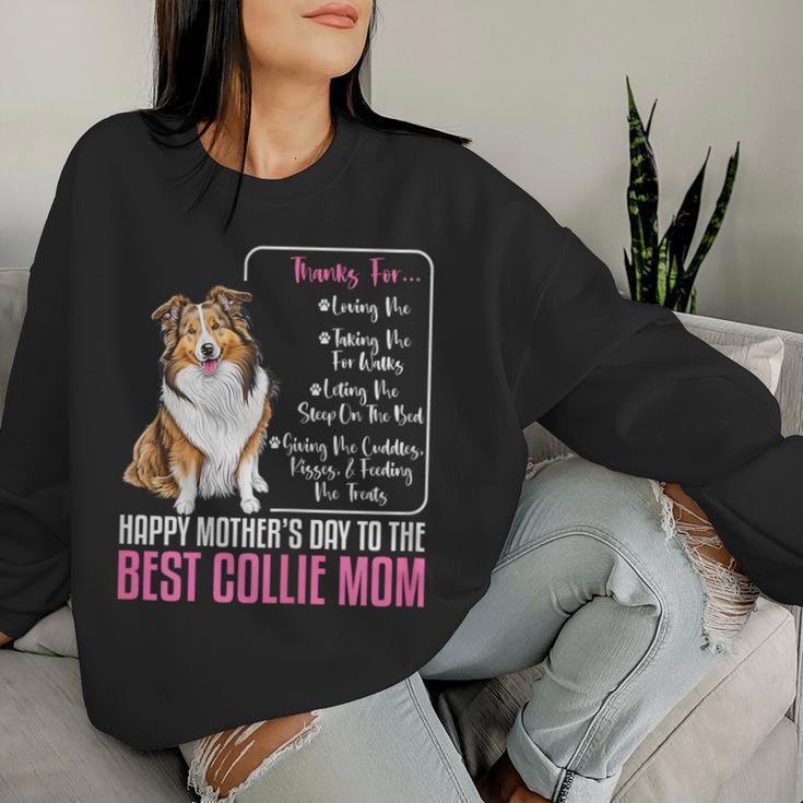 Alles Gute Zum Muttertag An Die Beste Collie-Mama Collie Dog Mom Sweatshirt Frauen Geschenke für Sie