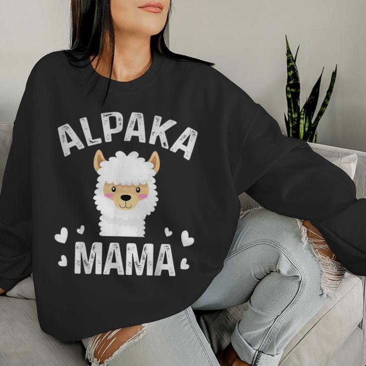 Alpaca Mama Lama Sweatshirt Frauen Geschenke für Sie