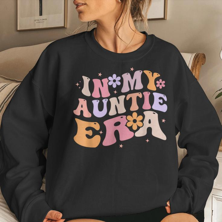 In My Auntie Era Baby Announcement For Aunt Mother's Day Women Sweatshirt Gifts for Her