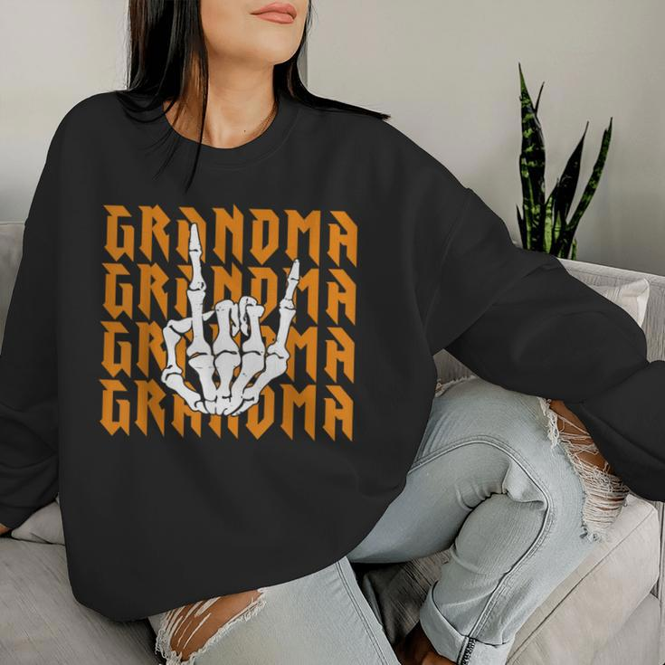 Bad Two Grandma To The Bone Birthday 2 Years Old Women Sweatshirt Gifts for Her