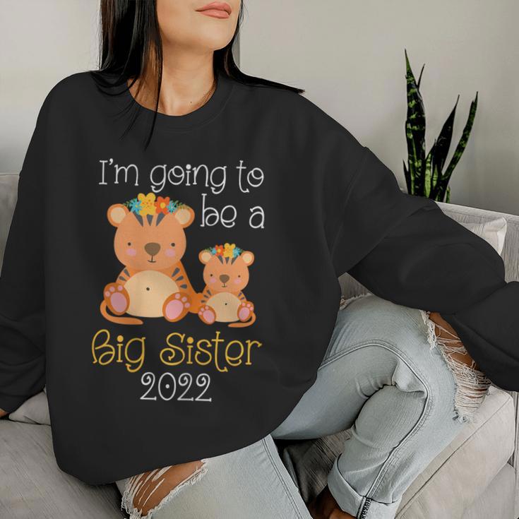 Become Big Sister 2022 Big Sis 22 Women Sweatshirt Gifts for Her