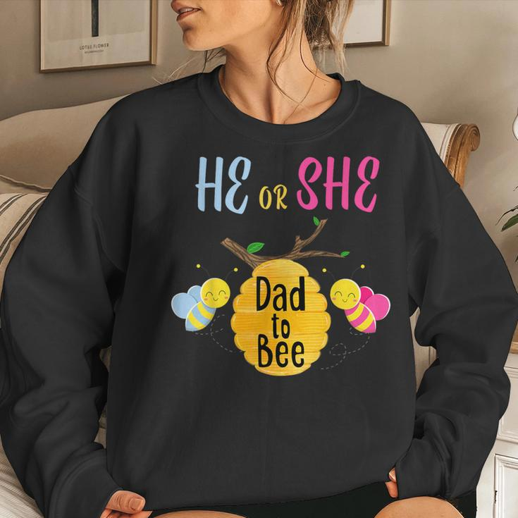 Bee Gender Reveal For Dad Bee Themed Party Women Sweatshirt Gifts for Her