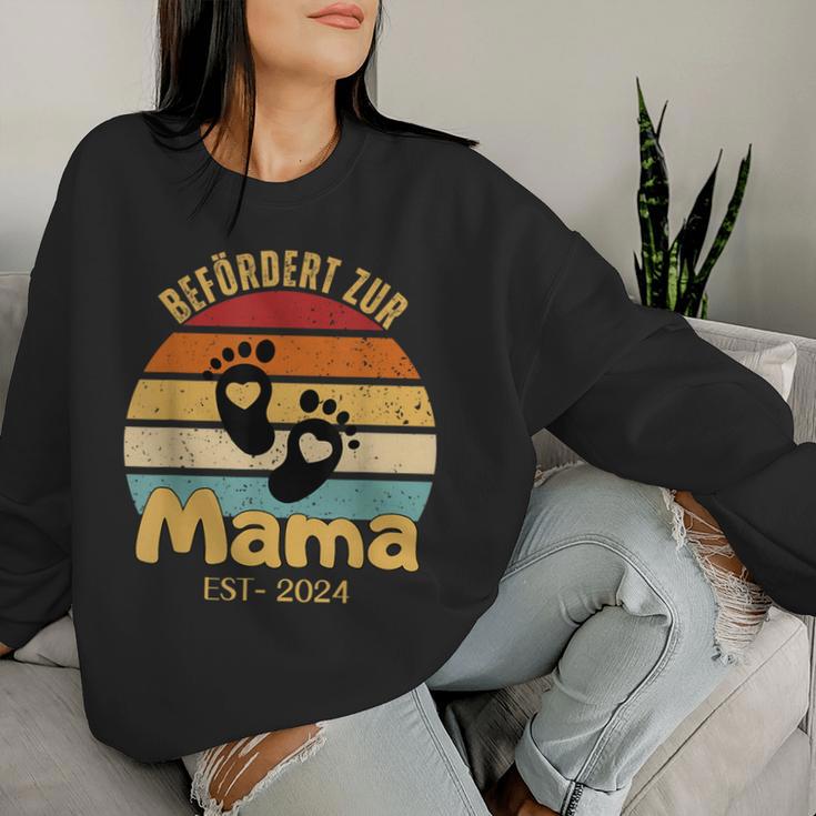 Befördert Zur Mama 2024 Ich Werde Mamaintage Sweatshirt Frauen Geschenke für Sie