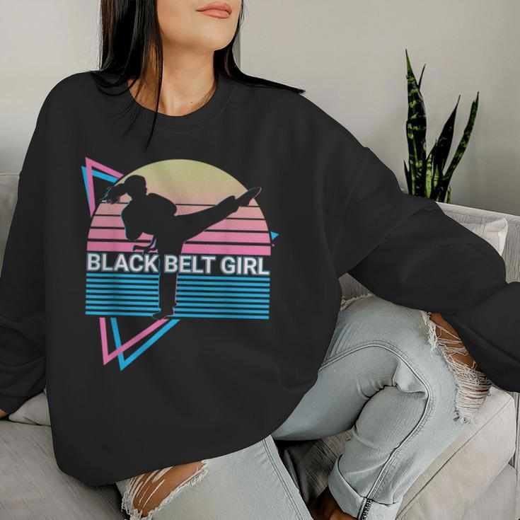 Black Belt Girl Judo Karate Jiu Jitsu Taekwondo Aikido Women Sweatshirt Gifts for Her