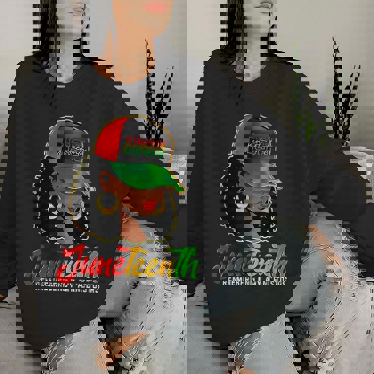Black Junenth Remembering My Ancestors Women Sweatshirt Gifts for Her