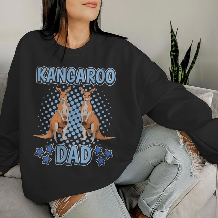 Boys Kangaroo Dad Quote Father's Day Kangaroo Women Sweatshirt Gifts for Her