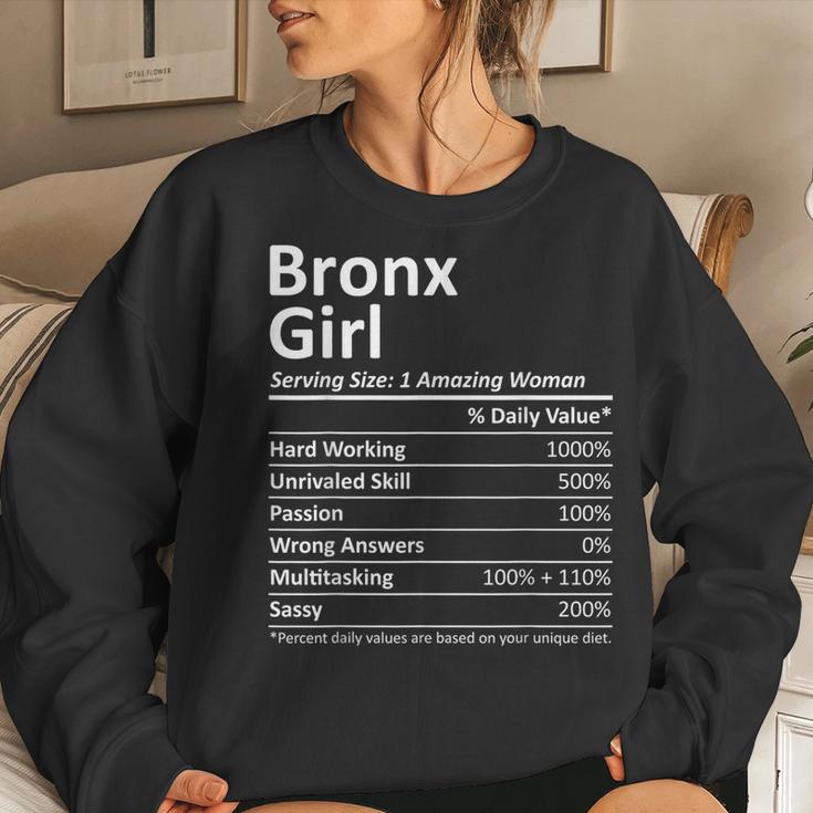 Bronx Girl Ny New York City Home Roots Usa Women Sweatshirt Gifts for Her