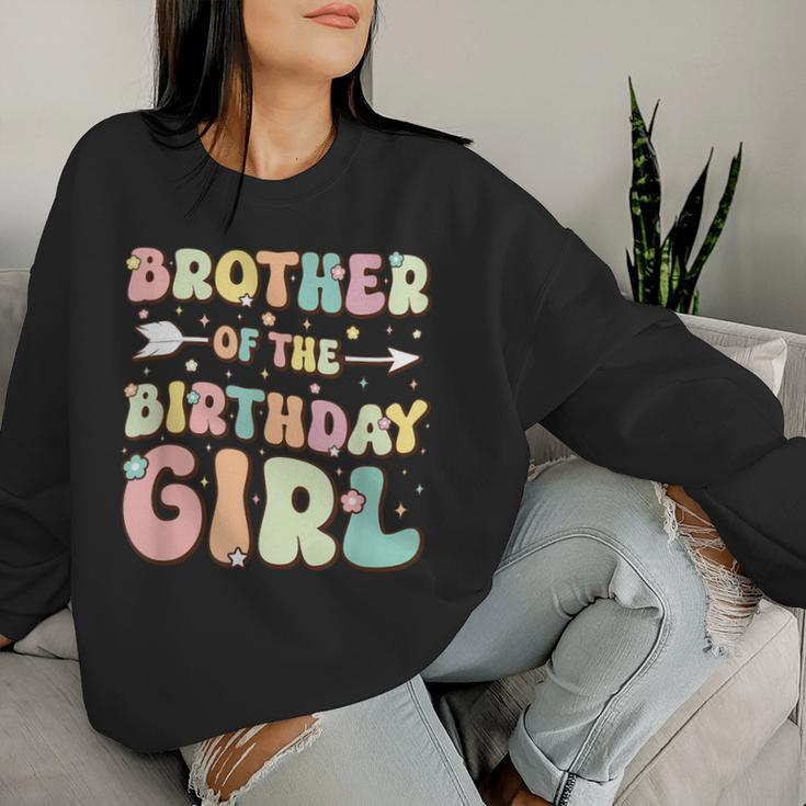 Brother Of The Birthday Girl Matching Family Birthday Women Sweatshirt Gifts for Her