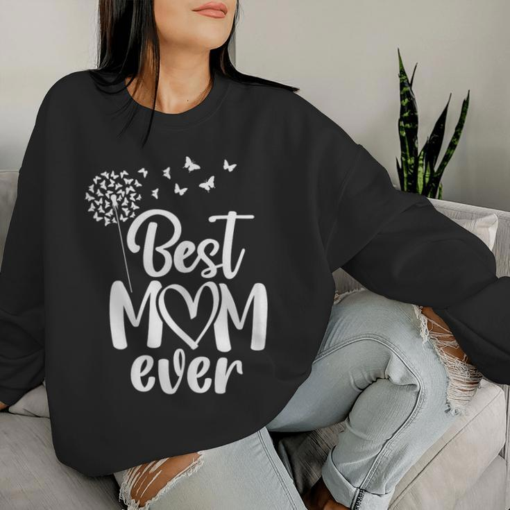 Butterflies Best Mom Ever From Daughter Son On Mother's Day Women Sweatshirt Gifts for Her